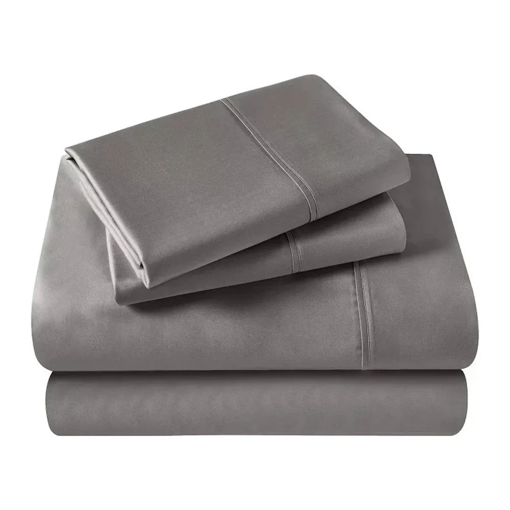 Superior Egyptian Cotton 400 Thread Count Bed Sheet Set Deep Pocket GREY TWIN XL